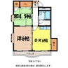 東栄マンション 2DKの間取り