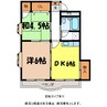 東栄マンション 2DKの間取り