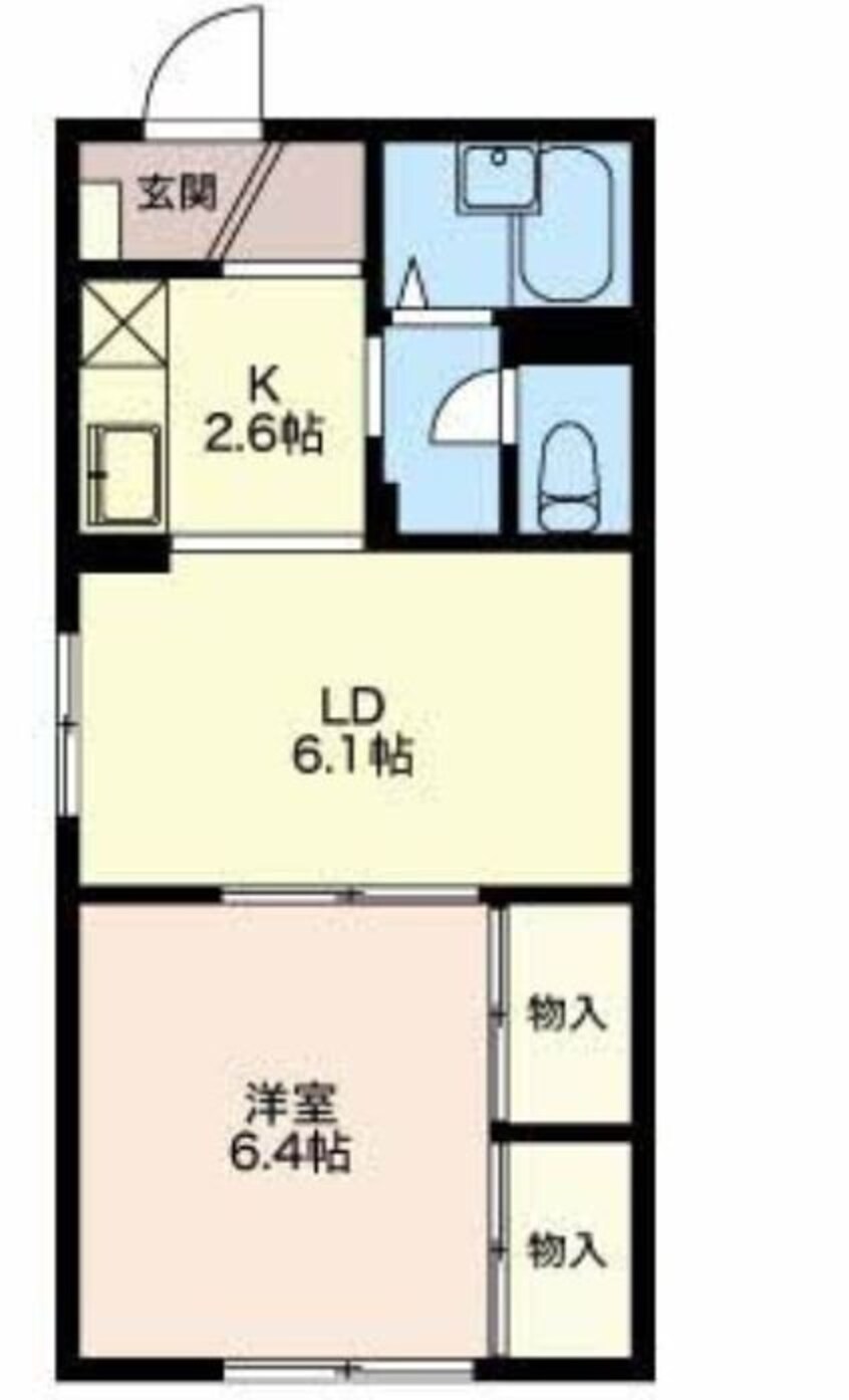 間取図 飯田線（長野県内）/田畑駅 徒歩44分 2階 築28年