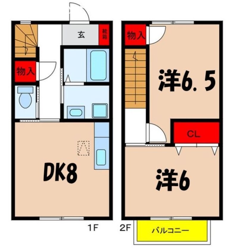 間取図 サンライズ大原Ｃ