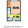 伊久間ハイツ３ 1Kの間取り