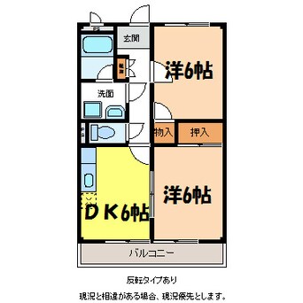 間取図 リンピアＦ＆ＲII