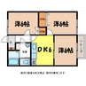 コーポアイＥ 3DKの間取り