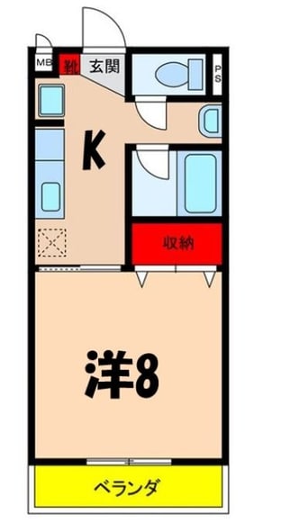間取図 飯田線（長野県内）/伊那北駅 徒歩15分 1階 築20年