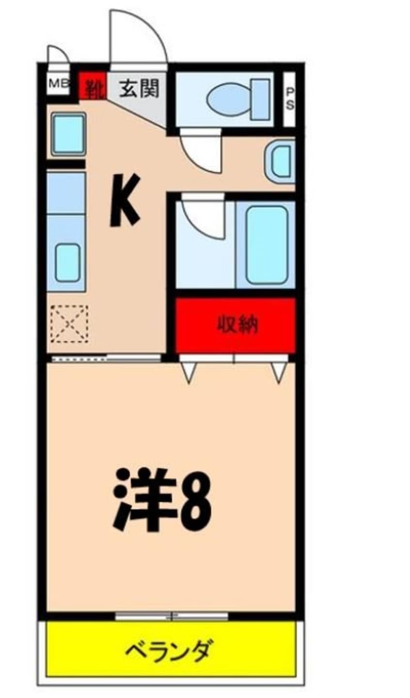 間取図 飯田線（長野県内）/伊那北駅 徒歩15分 1階 築20年