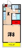 飯田線（長野県内）/伊那北駅 徒歩15分 1階 築20年 1Kの間取り