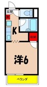 飯田線（長野県内）/伊那市駅 徒歩7分 1階 築27年 1Kの間取り