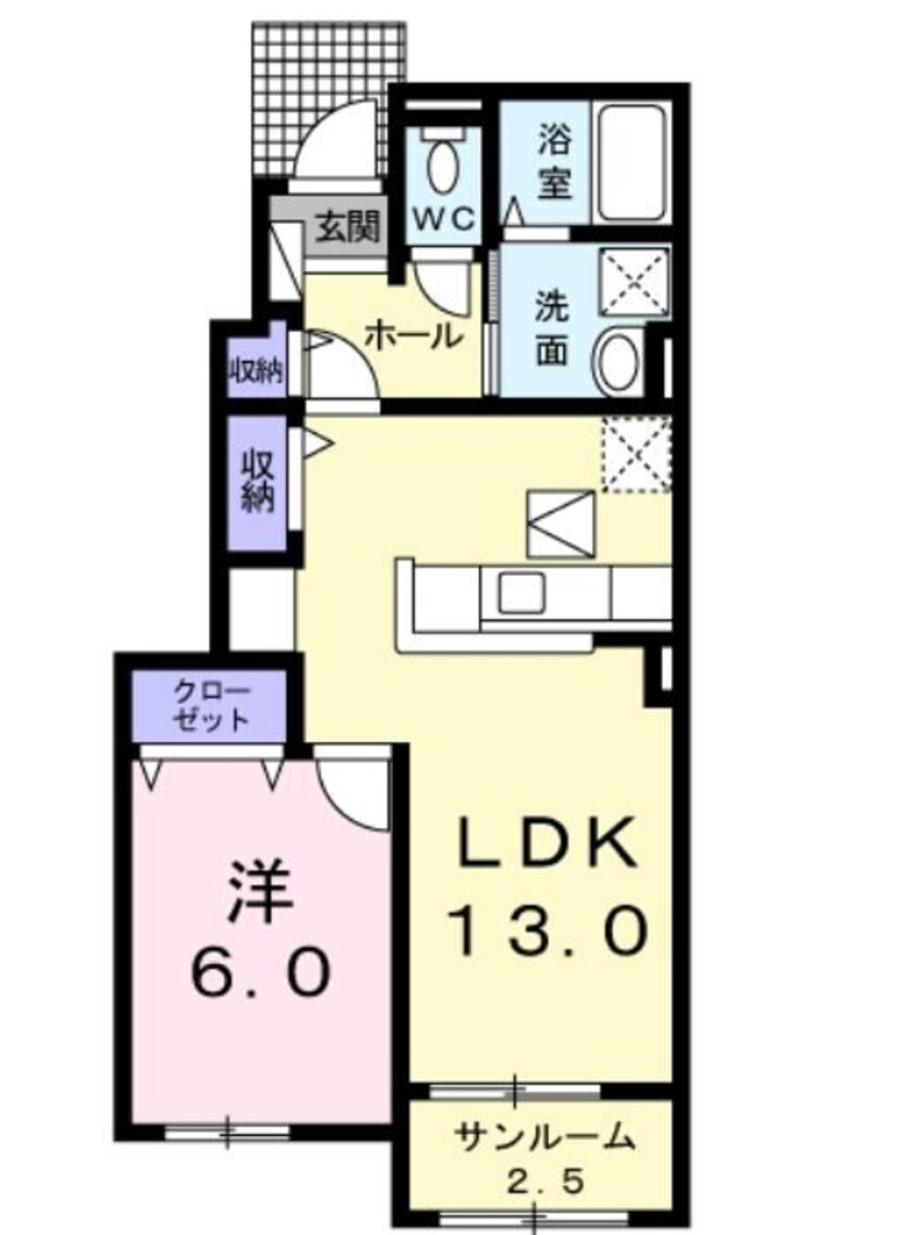 間取図 飯田線（長野県内）/伊那北駅 徒歩61分 1階 築10年