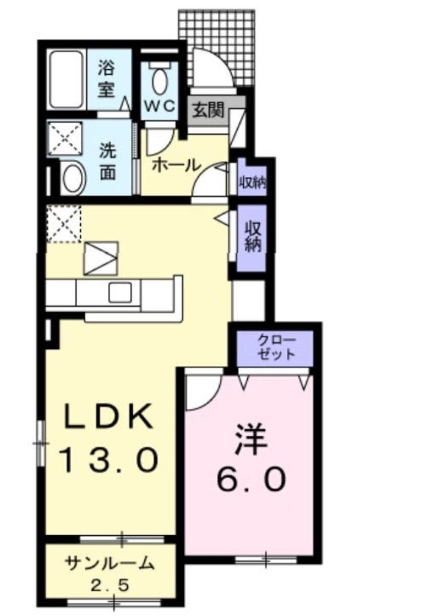 間取図 飯田線（長野県内）/伊那北駅 徒歩61分 1階 築10年