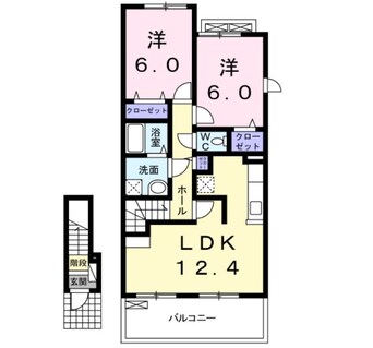 間取図 飯田線（長野県内）/沢駅 徒歩31分 2階 築14年