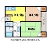 ソフィアパレスA 2Kの間取り