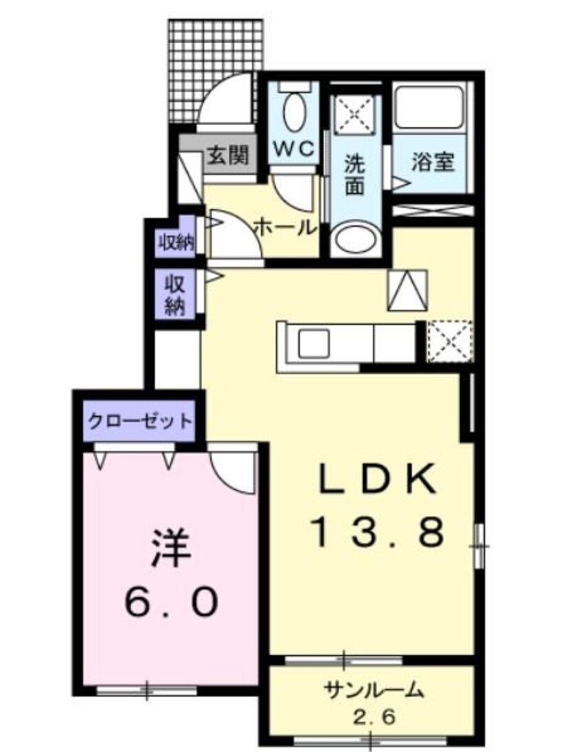 間取図 カーサ　リー