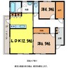 ナトゥーア西春近II 2LDKの間取り