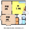 RESIDENCE SAKOHII 2DKの間取り