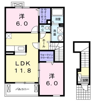 間取図 グリーン・グラスB