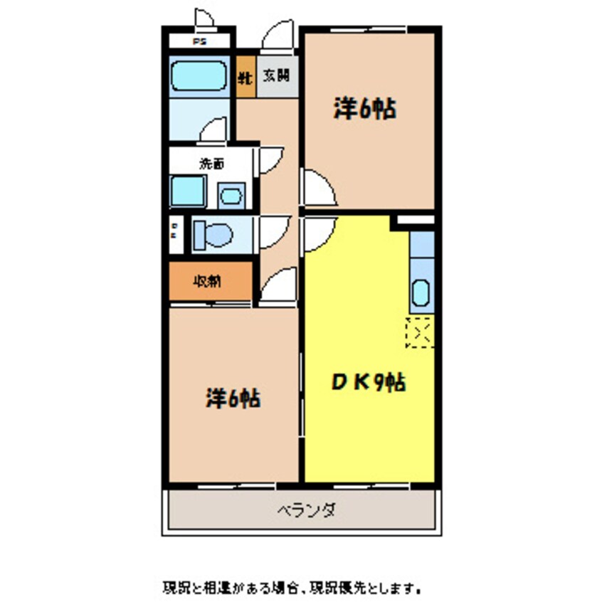 間取図 リンピアコーポウエスト