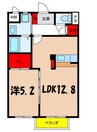 飯田線（長野県内）/田切駅 徒歩20分 1階 築16年 1LDKの間取り