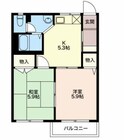 ディアスシルクＣの間取図