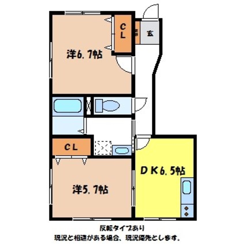 間取図 飯田線（長野県内）/伊那新町駅 徒歩13分 1階 築19年