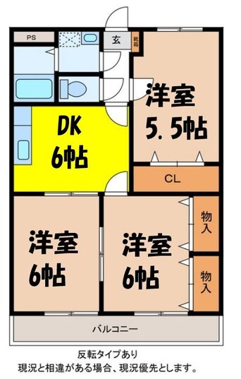 間取図 ビアンロジュマンI