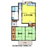 寿恵廣荘１号 2LDKの間取り