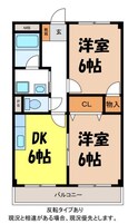 ハイツ中原の間取図