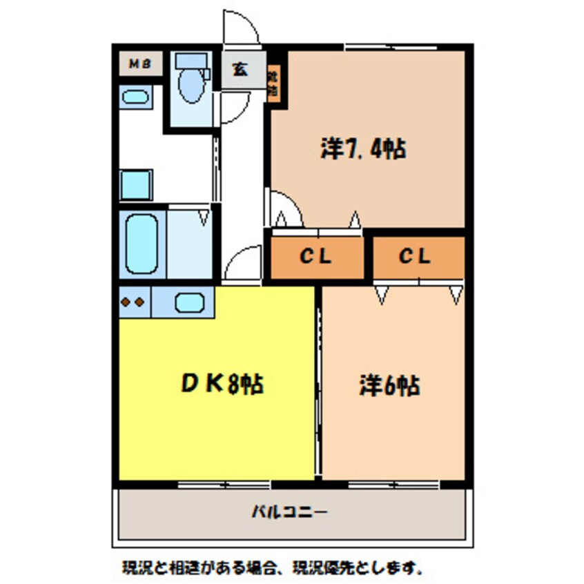 間取図 飯田線（長野県内）/伊那松島駅 徒歩11分 2階 築16年