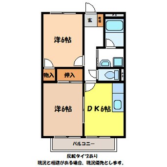 間取図 飯田線（長野県内）/伊那福岡駅 徒歩14分 2階 築26年