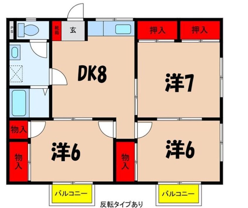 間取図 キャンディーヒル1