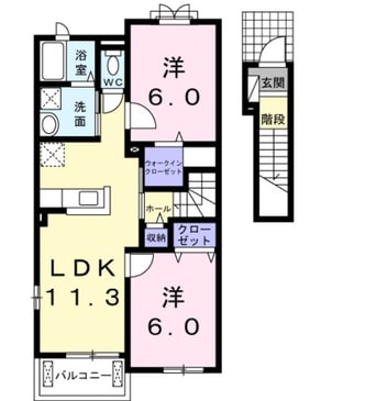 間取図 メゾン　プリティー