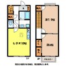 飯田線（長野県内）/宮木駅 徒歩12分 1-2階 築23年 2LDKの間取り
