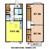 飯田線（長野県内）/木ノ下駅 徒歩13分 1-2階 築19年 2DKの間取り