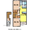 プリオール・I 2LDKの間取り