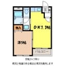 アピタシオン双葉 1DKの間取り