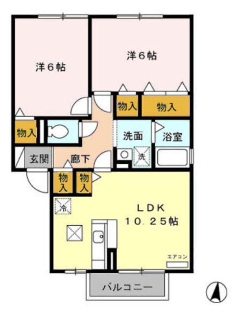 間取図 エスペランサ