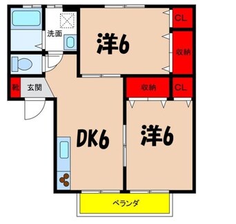 間取図 飯田線（長野県内）/伊那市駅 徒歩21分 1階 築25年