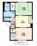 フォーレスマロニエＡの間取図