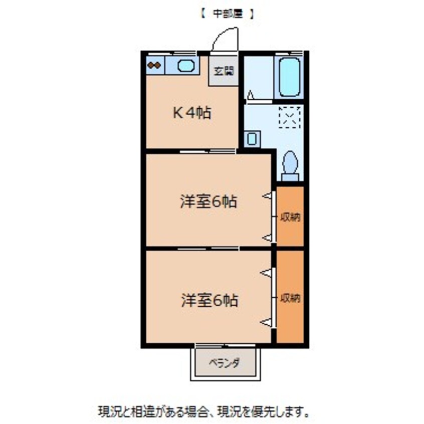 間取図 飯田線（長野県内）/北殿駅 徒歩15分 3階 築26年