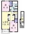 飯田線（長野県内）/伊那北駅 徒歩14分 2階 築6年 2LDKの間取り