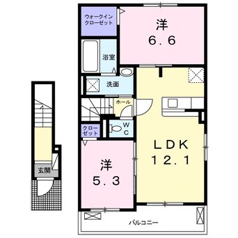 間取図 ベル　ルミエール