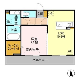 間取図 飯田線（長野県内）/伊那市駅 徒歩20分 1階 築5年