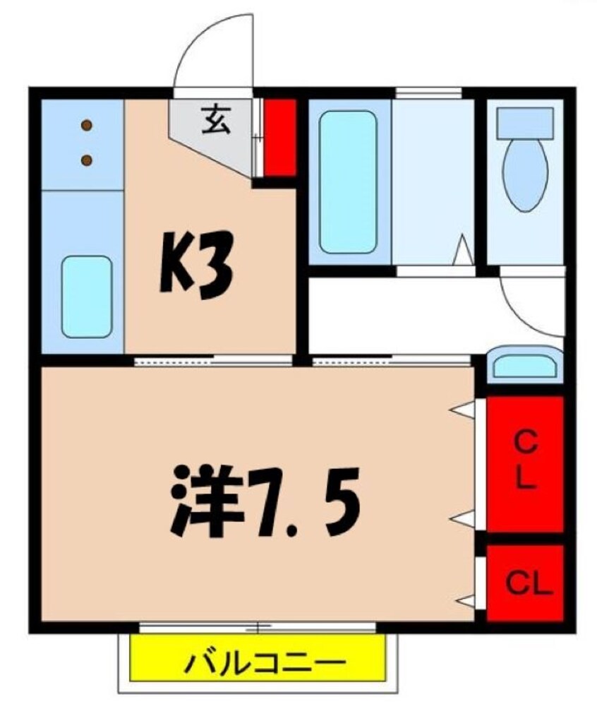 間取図 飯田線（長野県内）/駒ケ根駅 徒歩13分 1階 築28年