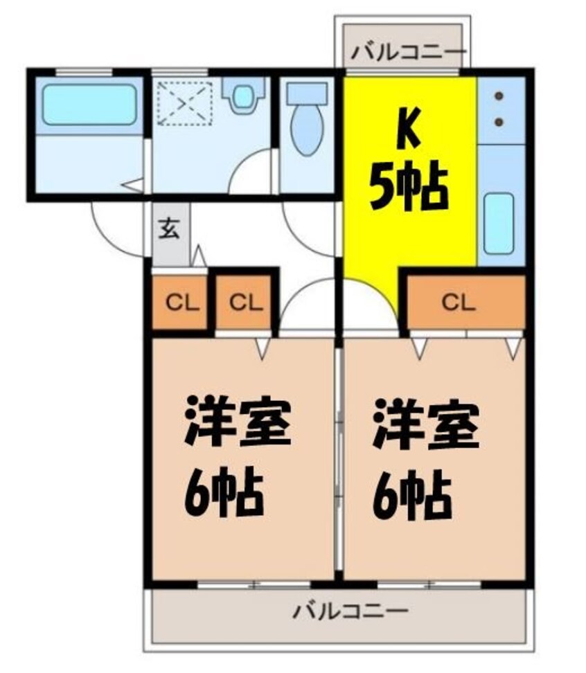 間取図 メゾンアルプス