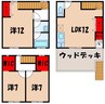 エスカルゴマンションA 3LDKの間取り