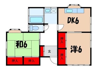間取図 田畑貸家2