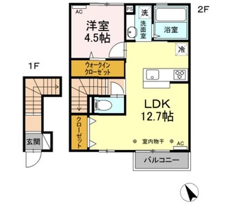 間取図 飯田線（長野県内）/伊那北駅 徒歩38分 2階 築3年