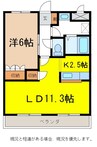 飯田線（長野県内）/小町屋駅 徒歩9分 3階 築17年 1LDKの間取り