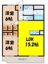 BRAINトレド 2LDKの間取り