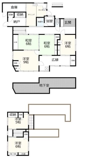 間取図 飯田線（長野県内）/伊那北駅 徒歩12分 1-2階 築60年