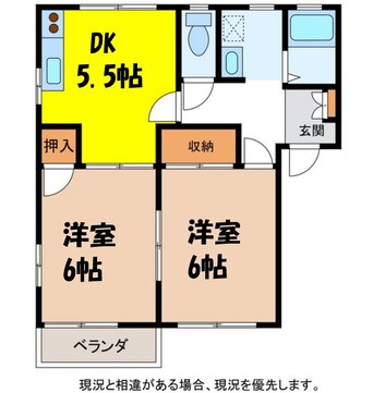 間取図 フレグランスバロスＢ棟